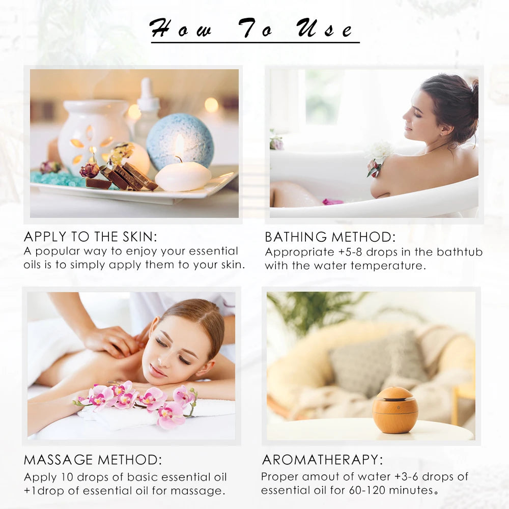 Aromatherapy Essential Oil [100ML] with Dropper
