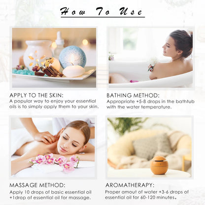 Aromatherapy Essential Oil [100ML] with Dropper
