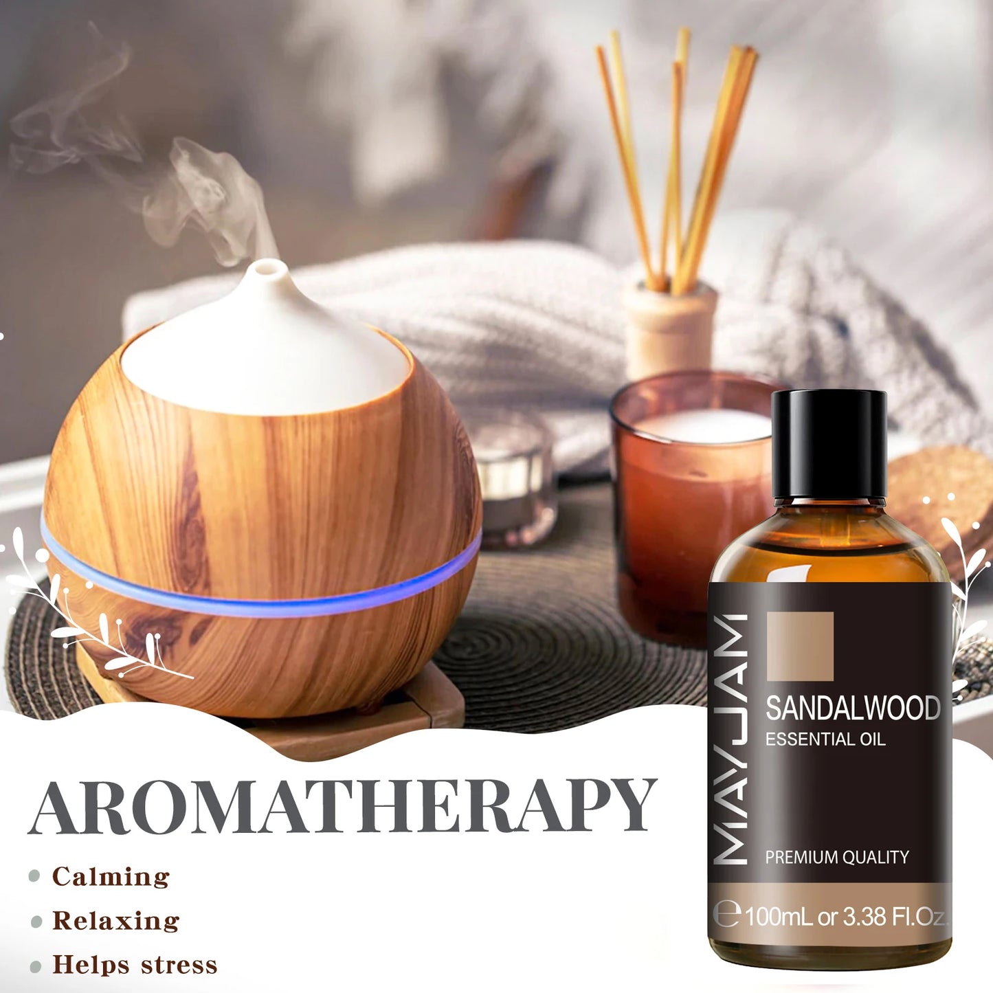 Aromatherapy Essential Oil [100ML] with Dropper