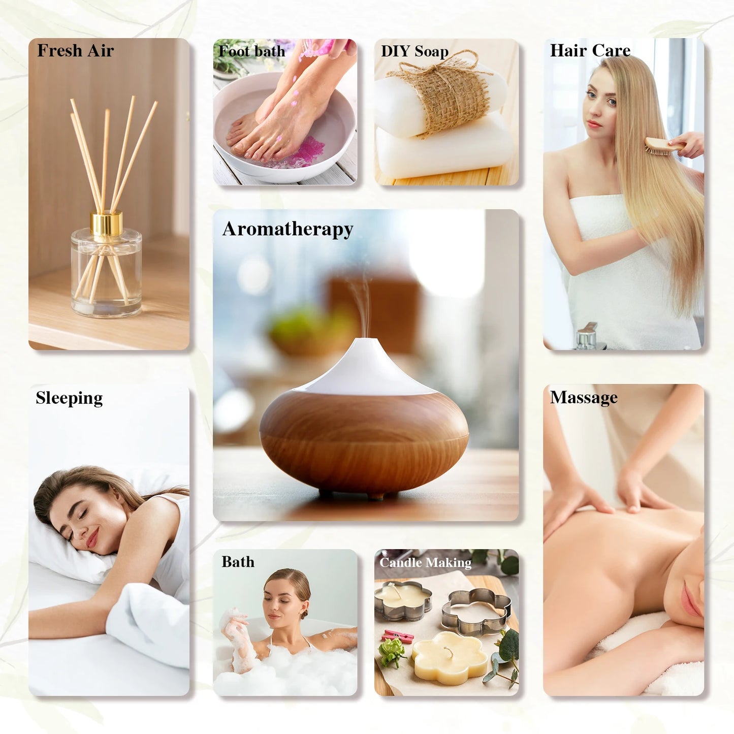 Aromatherapy Essential Oil [100ML] with Dropper
